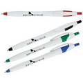 White Barrel European Design Ballpoint Pen